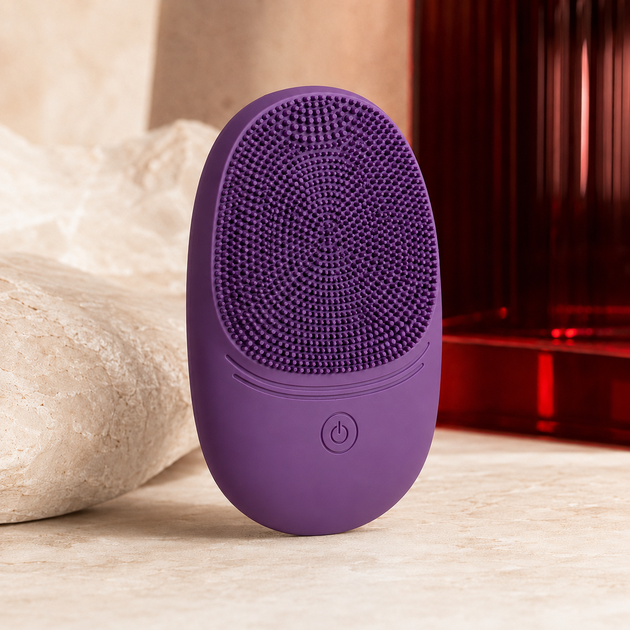 AscendLab Sonic Facial Brush — fioletowy