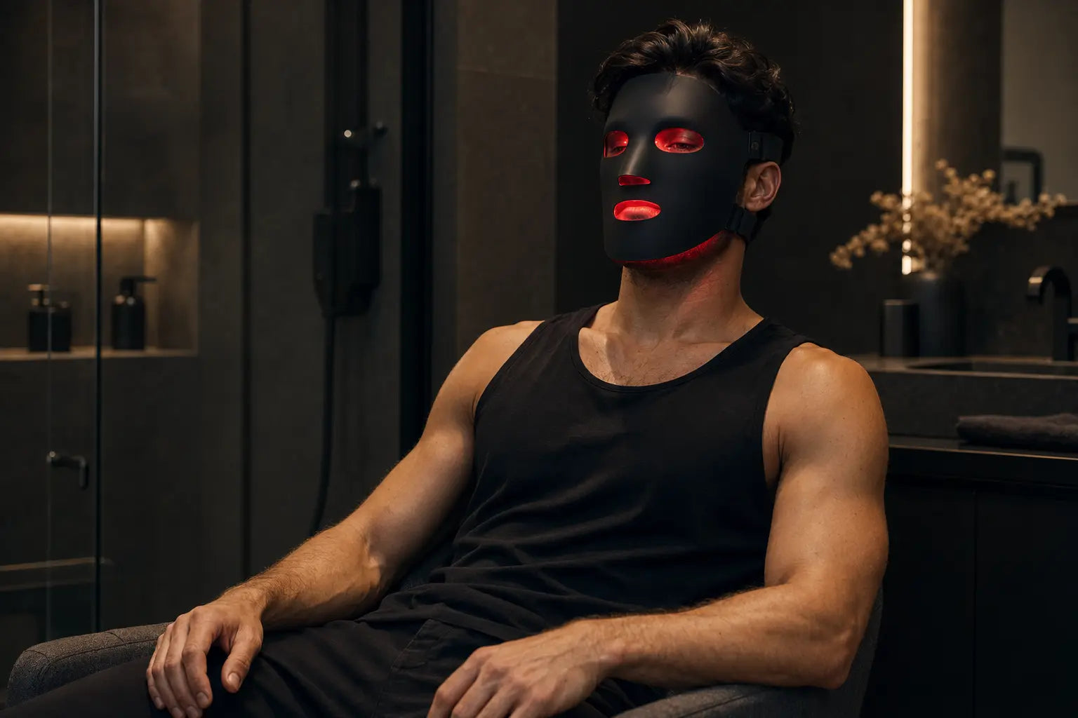 Wieczorna rutyna z maską LED AscendLab